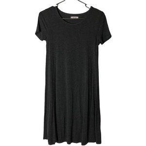 Madewell Swingy Tee Gray Dress Size‎ XS in Heathered Charcoal